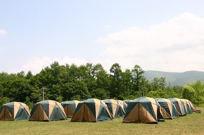 お客様　望洋　テント　キャンプ