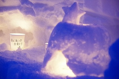 雪あかりの路　2015　スノーキャンドル