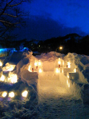 Snow Light Village　雪あかり　朝里川　2016